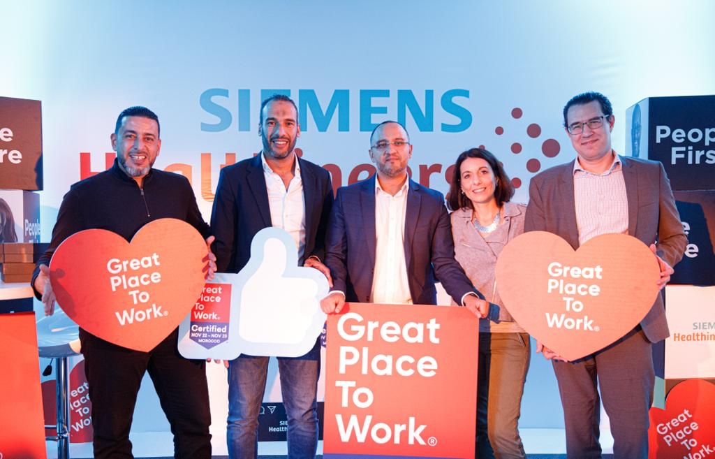 Siemens Healthineers obtient la certification Great Place To Work au Maroc 2022-2023